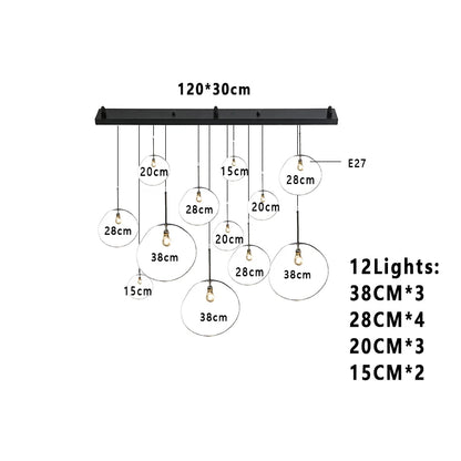 Nordic Lava Loft LED Pendant Light Modern Light PVC Lighting Living Room Indoor Decor Home Fixtures Kitchen Hanging Pendant Lamp