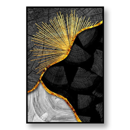 Abstract Annual Ring Decoration Mural Light Luxury Minimalist Style Poster BedRoom Wall Art Canvas Painting Home Decor Aesthetic