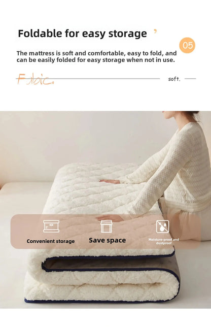 Comfortable Armchair Bed with Tatami Mattress Inflatable Sleeping Mat Single Futon Bed Home or Use