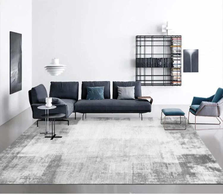Light Luxury Splashing Ink Living Room Large Area Carpet Bedroom Decor Rugs Non-slip Floor Mat Lounge Rug Hotel Lobby Carpets