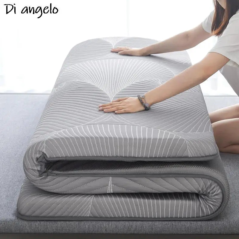 Elastic Stereoscopic Latex Mattress, Cushion, Home, Double, Foldable, Comfortable, Tatami Mat, Sleeping Pad, Soft Mattress, # SW