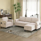 3Piece Sofa Set L Shaped Sofa Sets Living Room,Convertible Lounge Sofa Couch Set Apartment,3Piece 3-Seater+Armchair Set Movable