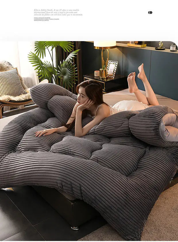 Inflatable Mattress Memory Foam Covers Bed Mettress Futon Folding Sleeping Mattress Base Songk Colchon Matress Latex Tatami