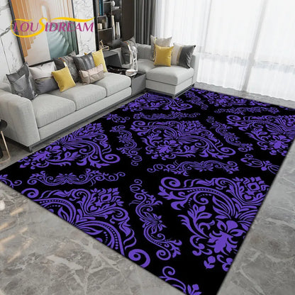 Persia Bohemia Nordic  Area Rug Large,Carpet Rug for Living Room Bedroom Sofa Doormat Decoration,kids Play Non-slip Floor Mat 3D