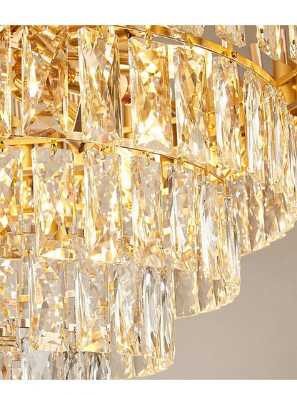 Luxury Modern Crystal Ceiling Chandelier For Living Room Lights Lustre Home Decor Indoor Lighting LED Dining Room Pendant Light