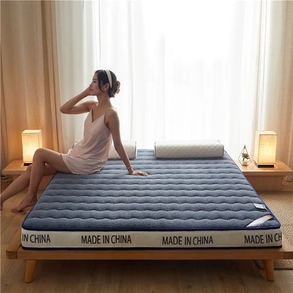 Latex mattress lamb fleece household 1.8/2.0m fashion tatami thickened student dormitory single double cushion warm mat