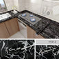 40cm Oil Fume Patch Kitchen Cabinet Storage Fire Resistance Waterproof Wall Stickers Thermal Insulation Self-adhesive Wallpaper