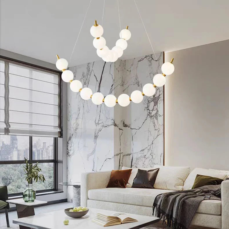 Modern home decor led lights pendant light lamps forstaircase Chandeliers for living room hanging light indoor lighting