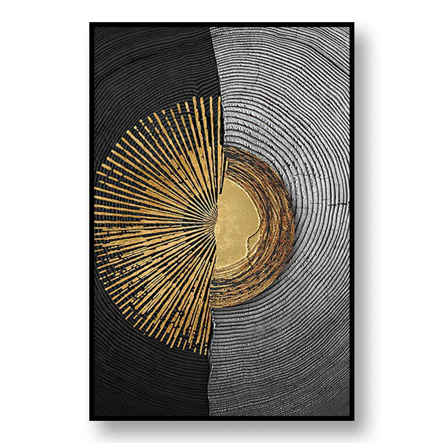 Abstract Annual Ring Decoration Mural Light Luxury Minimalist Style Poster BedRoom Wall Art Canvas Painting Home Decor Aesthetic