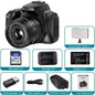 4K Professional Video SLR Camera 64MP Vlog Digital Cameras for Youtube Livestream Webcam 10X Optical Zoom Photography Camcorder
