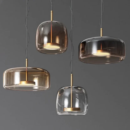 Glass LED Pendant Light for Kitchen, Restaurant, Hanging Lamp, Modern Bedroom, Bedside Shop Decoration, Ceiling Chandeliers, Lustres Decor