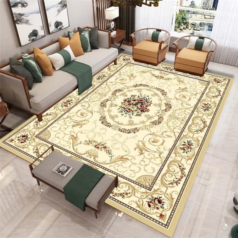 Classic  Carpets For Living Room  Area Rugs Home Decor Sofa Table Non-Slip Bedroom Floor Mats