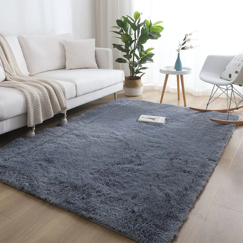 Pink Kids Carpet For Girls Bedroom Decoration Nordic large Living Room's Rugs Fluffy Hall Carpets Soft Plush Nursery Play Mats