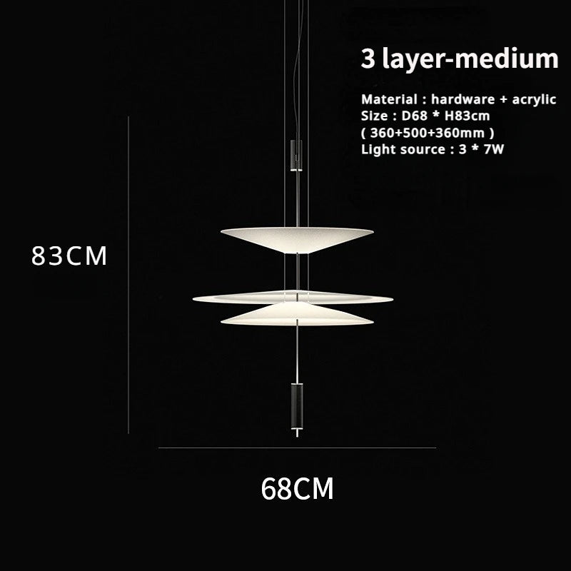 SANDYHA Modern Flying Saucer Style Chandeliers House Home Decor Led Pendant Lamps Kitchen Living Room Bedroom Interior Lighting