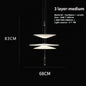 SANDYHA Modern Flying Saucer Style Chandeliers House Home Decor Led Pendant Lamps Kitchen Living Room Bedroom Interior Lighting