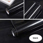 PVC Waterproof Oil-Proof Wallpaper White Self-Adhesive Kitchen Cabinet Table Top Old Furniture Renovation Color Change Stickers