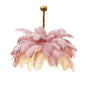 Feather Chandelier Ceiling Lamp LED Pendant Light Nordic Home Decor Lustre Modern Chandelier Pendant Light for Living Room