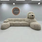 Brown Large Wood Sofas Filler Waterproof Design Lazy Lounges Puffs Couch Salon Recliner Luxury Woonkamerbanken Furniture Home