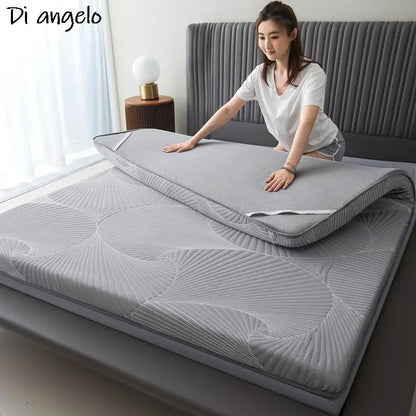 Elastic Stereoscopic Latex Mattress, Cushion, Home, Double, Foldable, Comfortable, Tatami Mat, Sleeping Pad, Soft Mattress, # SW