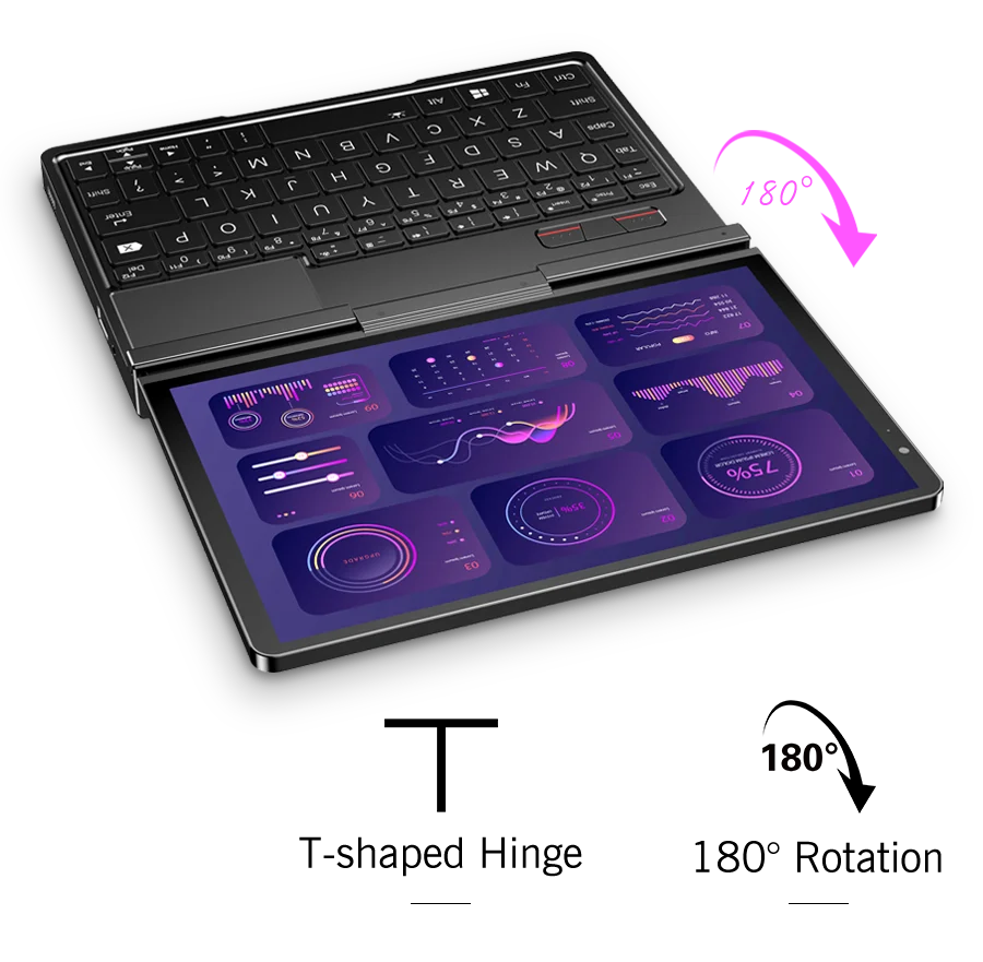 New 2025 version In stock! Original GPD Pocket 4 8.8-inch AMD AI 9 HX 370 64GB RAM 2TB NVMe Mini Laptop Computer for business