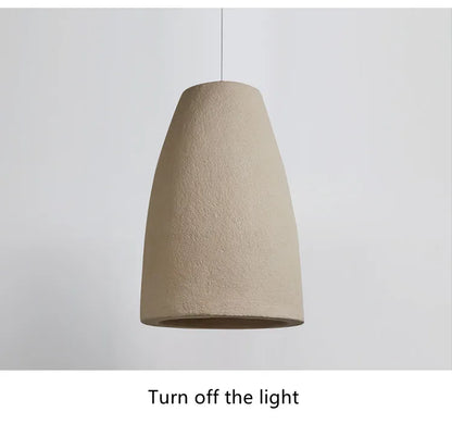 Wabi Sabi Restaurant LED Chandelier Light Bar Designer Bedroom Bedside Lamp Home Decor Cement Living Room Homestay Hanging Light