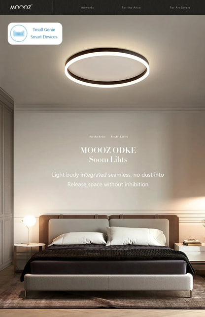 Modern LED Ceiling Lamp Chandelier for Living Dining Room Kitchen Bedroom Nordic Simple Round Home Decor Lighting Fixture Luster
