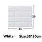 1-30Pcs 35cmx30 3D Wall Panels Stickers Wallpaper DIY Waterproof for Living Room Bedroom Kitchen Background Decoration