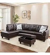 Cars Sofa for Living Room Set 3 Piece Modern Decor Loveseat Set with Arms and Nailhead,Includes Couch and A