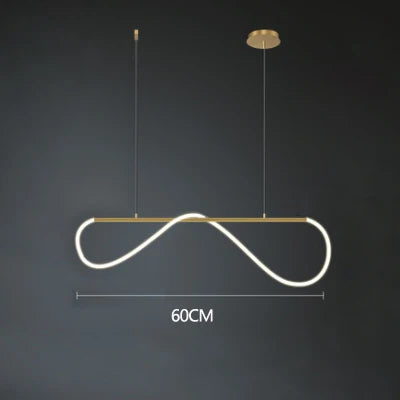 Post-Modern Restaurant Notes Long Hose Lamp Creative Bar Cafe Shop Art Front Desk Designer Chandeliers