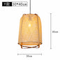Bamboo Lantern Bamboo Woven Chandelier Chinese Restaurant Tea Room Chandelier Japanese Restaurant Straw Hat Rattan Woven Chandel