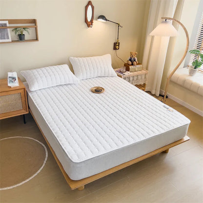 Green Tea Mattress Topper Cooling Pad Ultra-Soft and Breathable Bed Mattress Cover with Deep Pocket Foldable Tatami Floor 매트리스