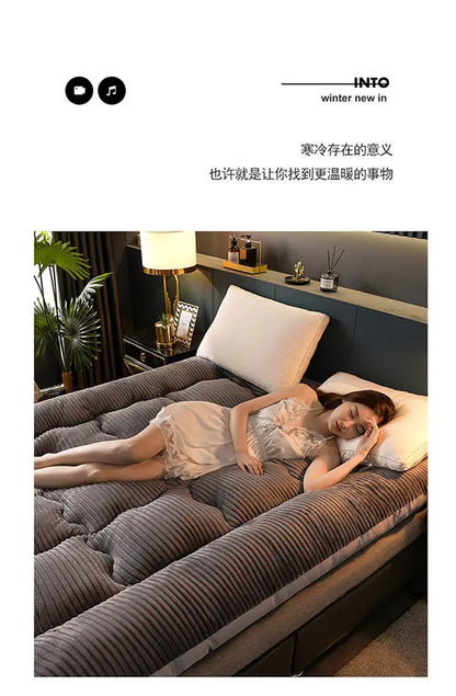 Inflatable Mattress Memory Foam Covers Bed Mettress Futon Folding Sleeping Mattress Base Songk Colchon Matress Latex Tatami