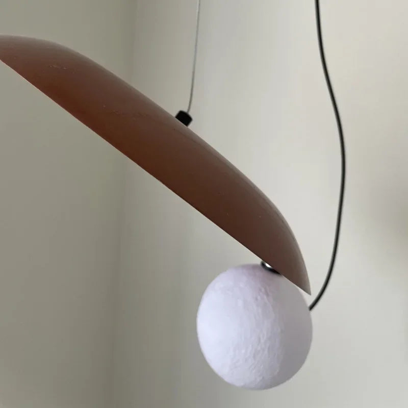 Danish minimalist restaurant circular magnetic pendant lights modern living room bedroom bedside bar table hanging lamps fixture