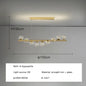 Modern Led Long Ceiling Chandelier Suspension Glass Balls Dining Table Room Kitchen Home Decor Hanging Lamp Front Desk Lights