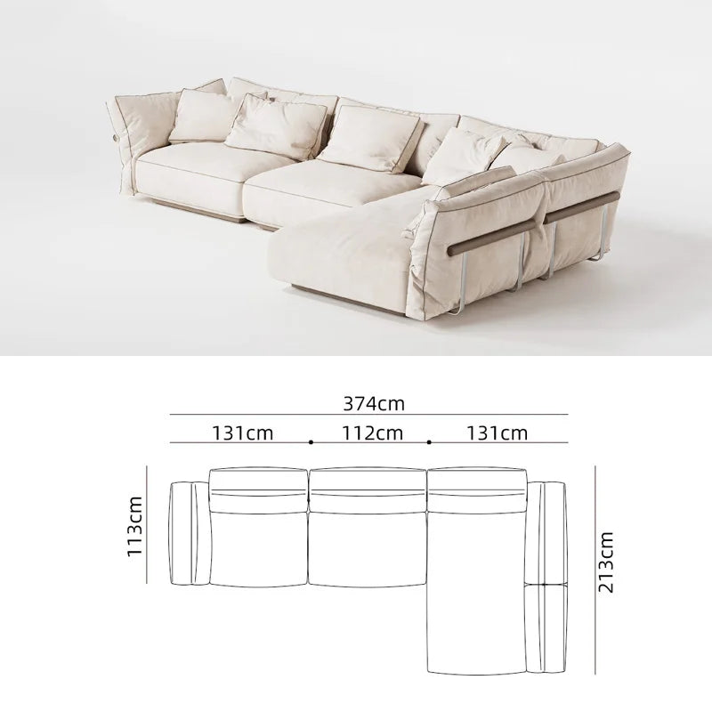 Italian Minimalist Sofas High Quality Modern Living Room Design Unusual Sofa Leisure Creative Comfortable Sillon Cama Furniture