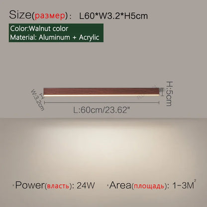 Ceiling lamps for kitchen, living room, ceiling lights led bedroom, dining room, Nordic modern aisle, balcony strip light