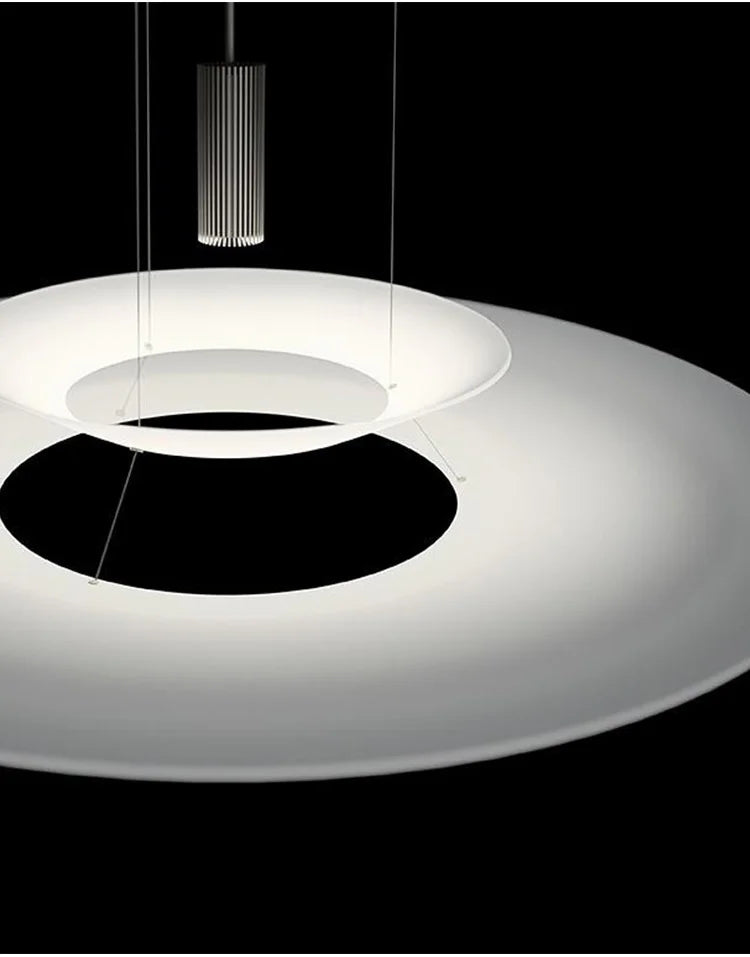 Modern Flying Saucer LED Pendant Lights Personality Home Decor Hanging Lamp Dining Table Bar Living Room Artistic UFO Chandelier