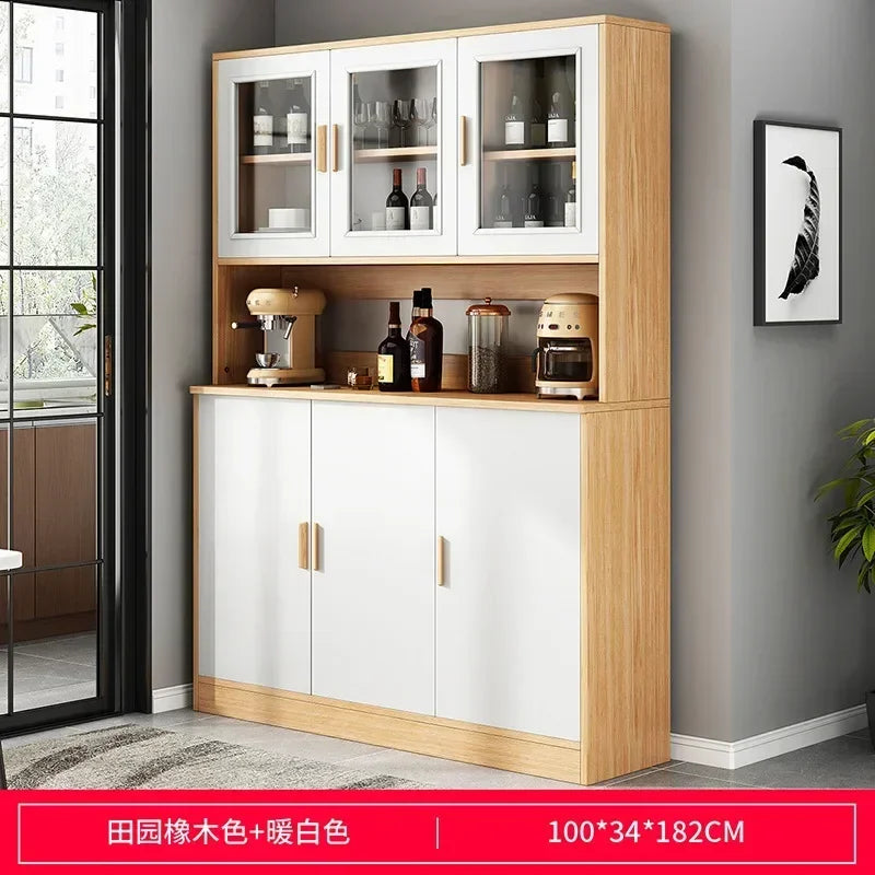 Modern Tall Minimalist Sideboard Buffet Slate Cupboard Living Room Furniture Entrance Hall Console Table Kitchen Storage Cabinet