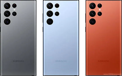 Samsung Galaxy S22 Ultra 5G S908U1 6.8" OLED 8/12GB RAM 128/256/512GB/1TB ROM Snapdragon NFC S22U eSIM Original  Phone