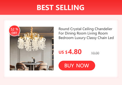 Round Gold Crystal Chandelier For Bedroom Living Room Dining Room Lounge Modern Luxury Gold Ceiling Crystal Branch Chandeliers