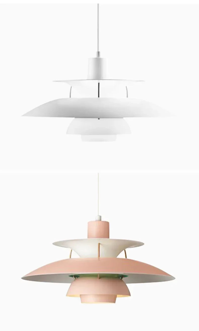 Danish Design Pendant Lights Colorful Umbrella Led Hanging Lamp Living Room Lustre Kitchen Chandeliers Droplight