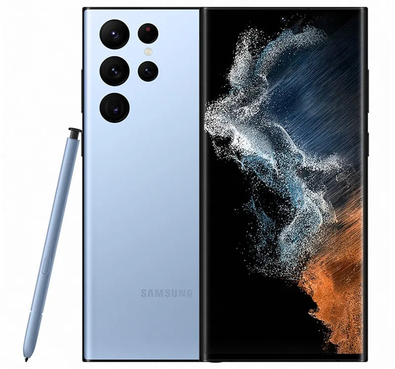 Samsung Galaxy S22 Ultra 5G S908U1 6.8" OLED 8/12GB RAM 128/256/512GB/1TB ROM Snapdragon NFC S22U eSIM Original  Phone