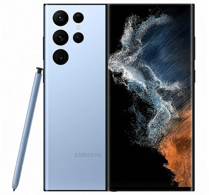 Samsung Galaxy S22 Ultra 5G S908U1 6.8" OLED 8/12GB RAM 128/256/512GB/1TB ROM Snapdragon NFC S22U eSIM Original  Phone