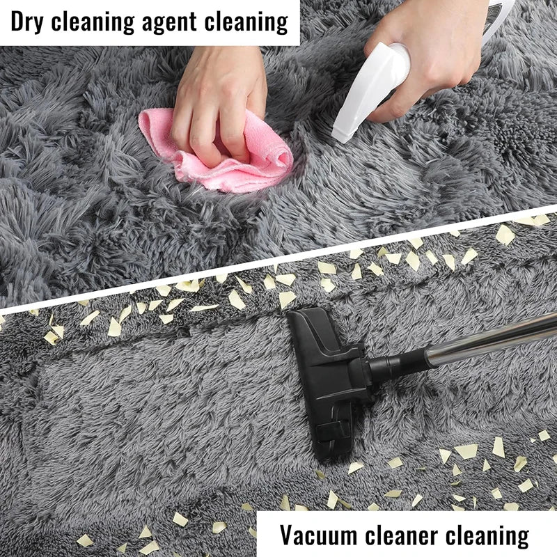 Grey Area Rugs for Living Room Bedroom carpet Soft Plush Fluffy Rug for Dorm Room Classroom Home Office Nursery Thick Carpet