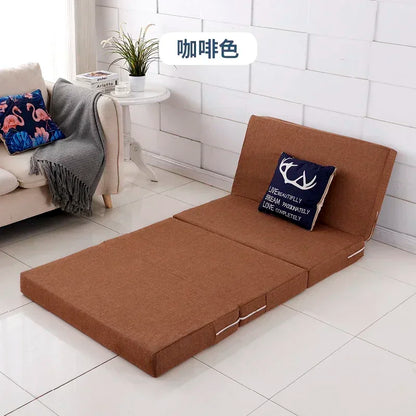Memory Foam Folding Mattress Office Nap Bed Compact Tatami Yoga Mat Foldable Sponge Mattress Portable Single Bed for Easy
