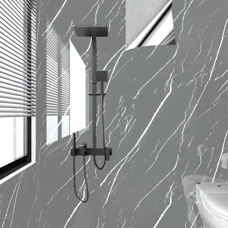 Foil Marble Self Adhesive Waterproof Wallpaper for Bathroom Wall Deocr Kitchen Oil Peoof High Temperature Resistance Stickers