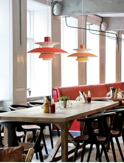 Danish Design Pendant Lights Colorful Umbrella Led Hanging Lamp Living Room Lustre Kitchen Chandeliers Droplight