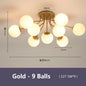 Nordic Milk White Glass Chandel Ceiling Lights for Living Room Bedroom LED Chandelier Kitchen Light Black Lighting Light Fixture
