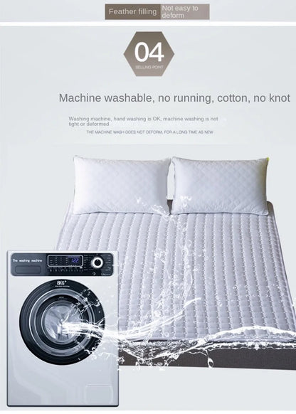 Anti-Skid Thin Cotton Mattress Cushion Protective Pad Hotel Bed Cotton-Padded Mattress Summer Cold Cold Mattress Dormitory Mat