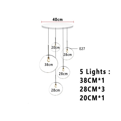 Nordic Lava Loft LED Pendant Light Modern Light PVC Lighting Living Room Indoor Decor Home Fixtures Kitchen Hanging Pendant Lamp